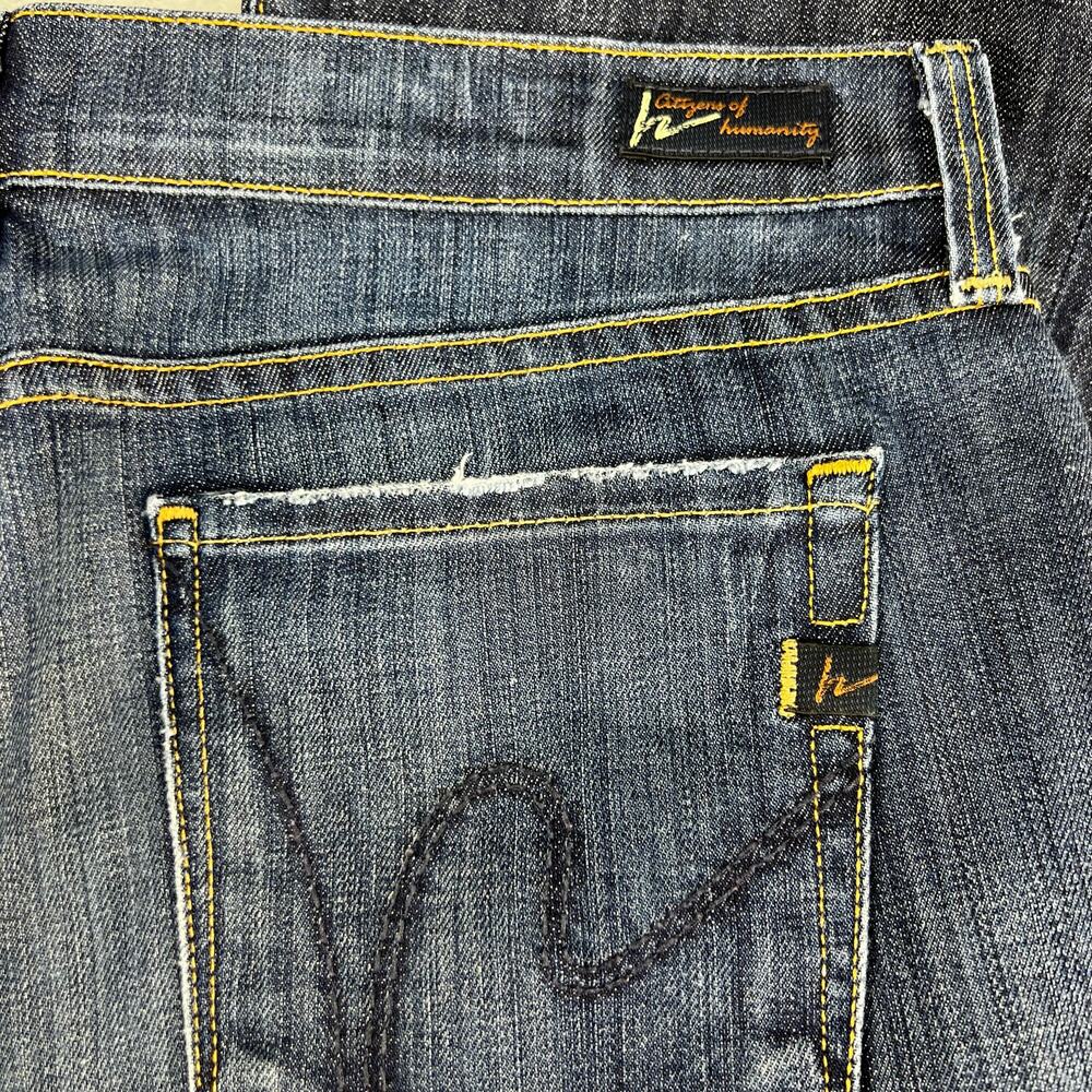 Citizens of Humanity Jeans Women's 29 (8) Dark Blue Dita Petite Bootcut Preppy - Picture 5 of 14
